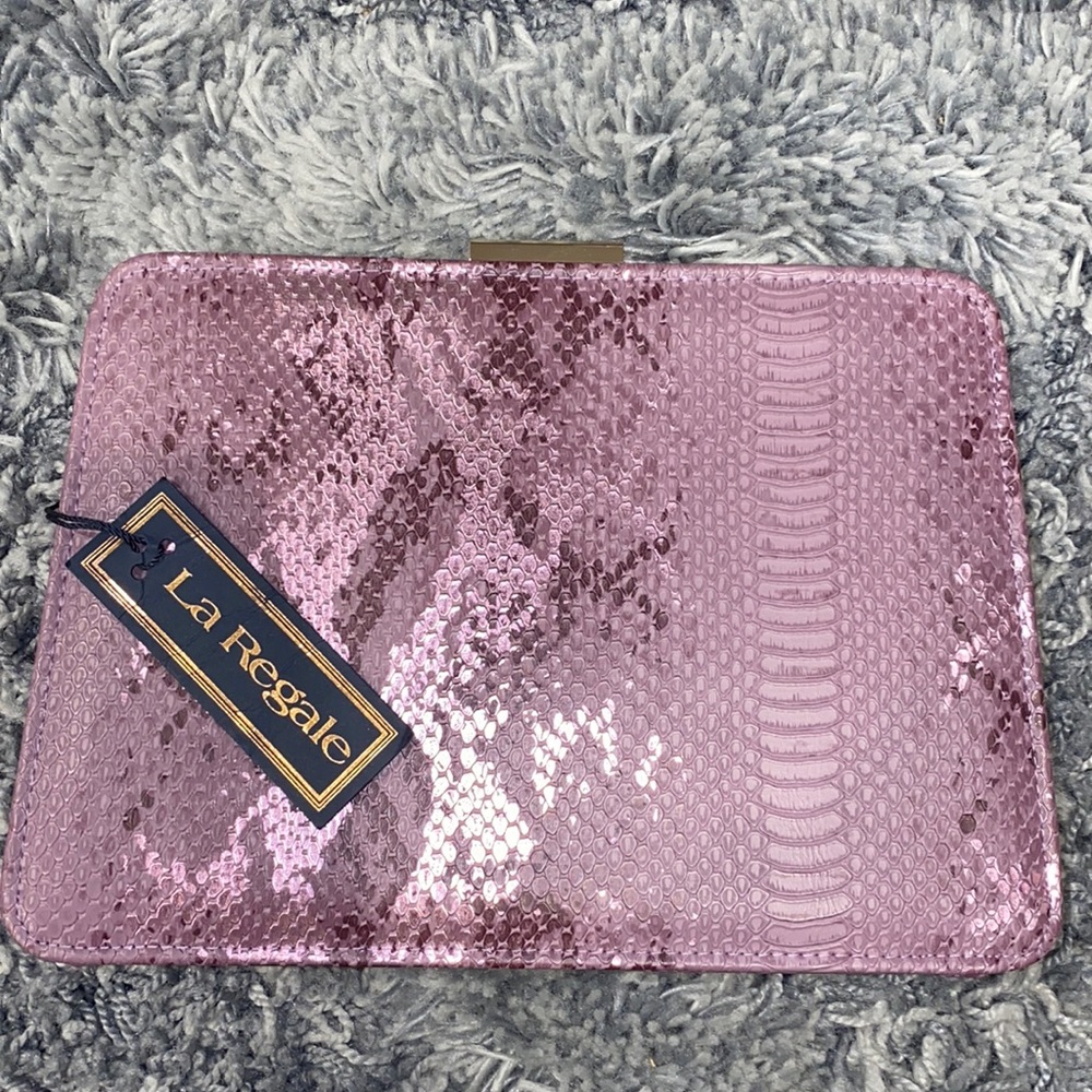 Snakeskin Clutch